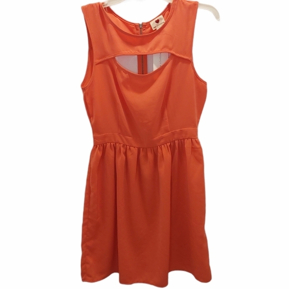 One Clothing Junior's Size Medium Dress Coral Summer NWT - Picture 1 of 9